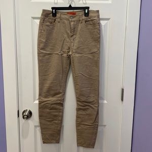 Skinny Bootcut Tan Jeans